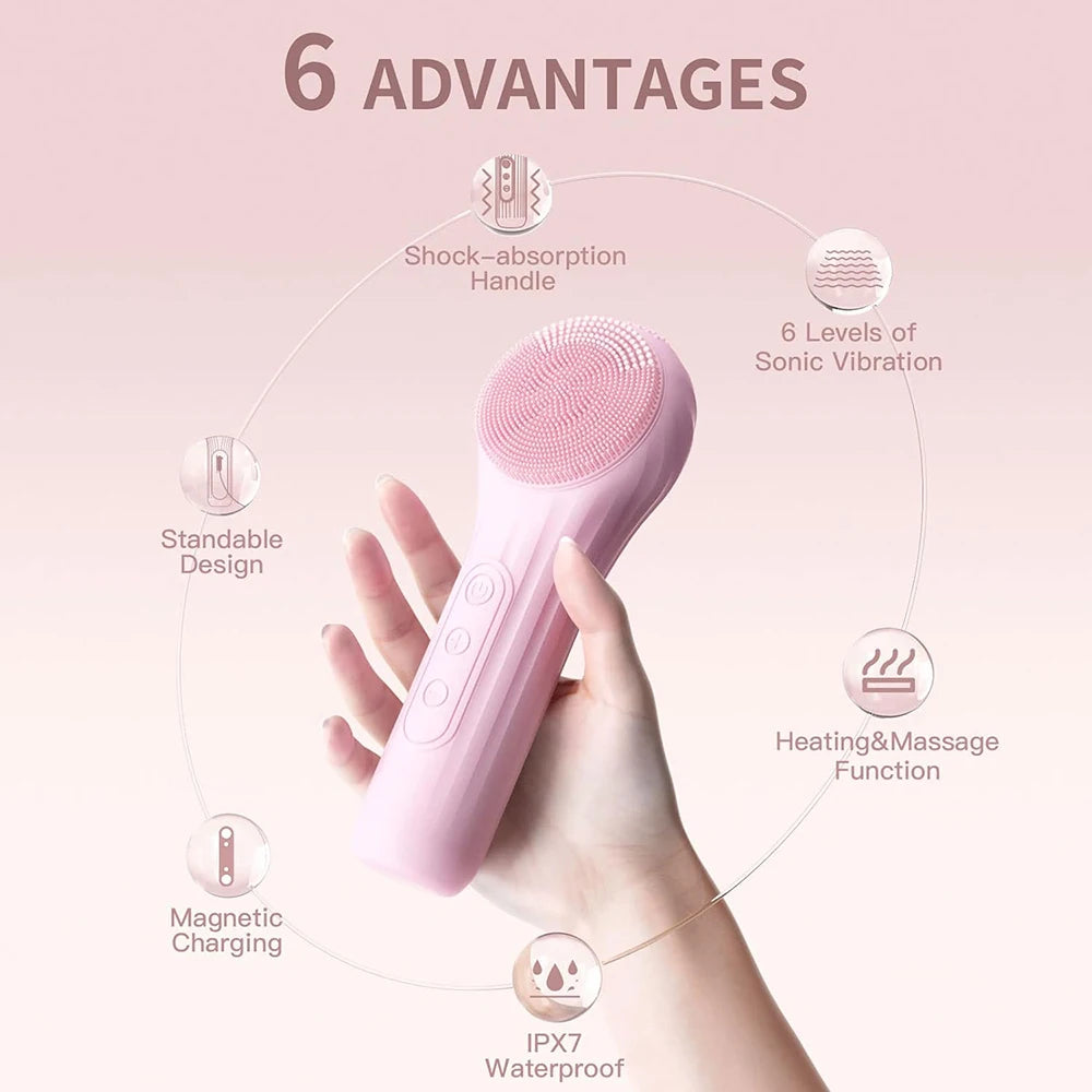 Cepillo de limpieza Facial resistente al agua Profesional