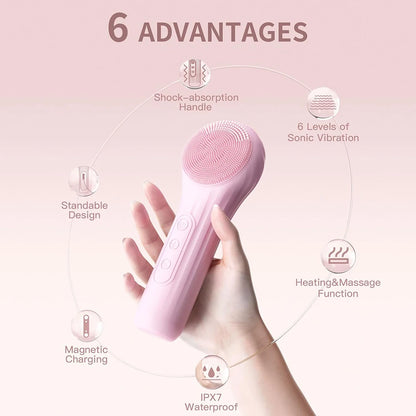Cepillo de limpieza Facial resistente al agua Profesional