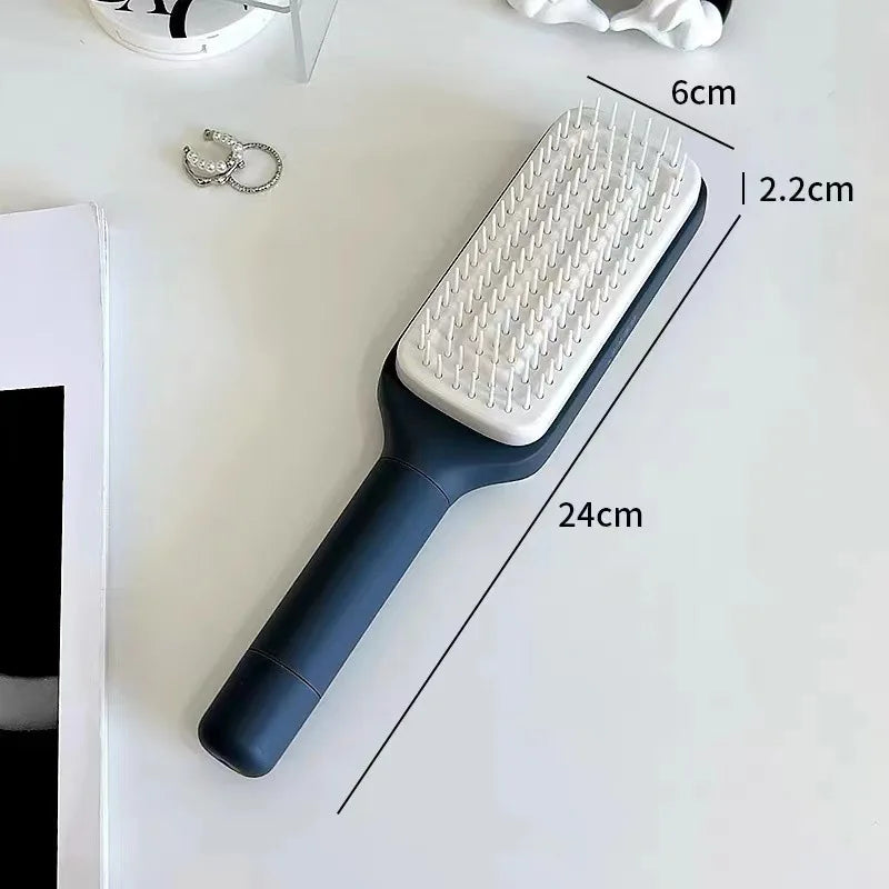 Cepillo de pelo autolimpiante para Mujeres