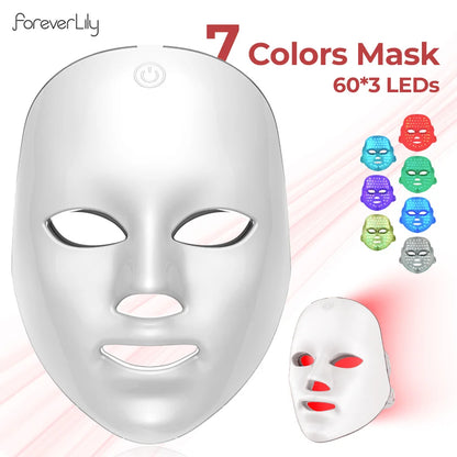 Mascarilla Facial LED de fotones Profesional para el cuidado de la piel